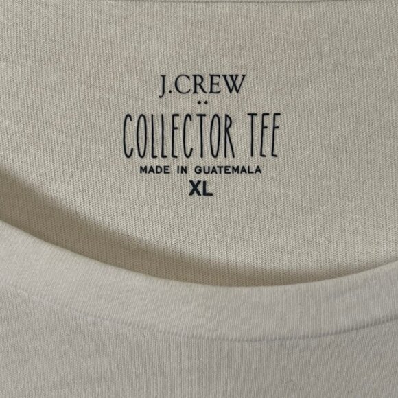 J Crew Factory White "Merry" long sleeve t-shirt, Size XL - Picture 2 of 4